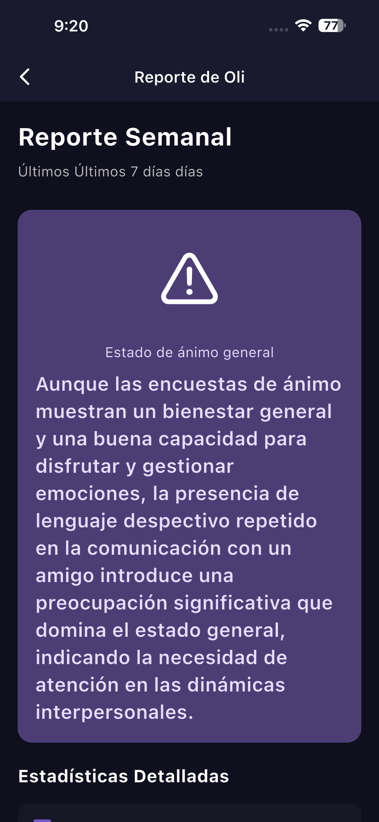 Tália app screenshot 1