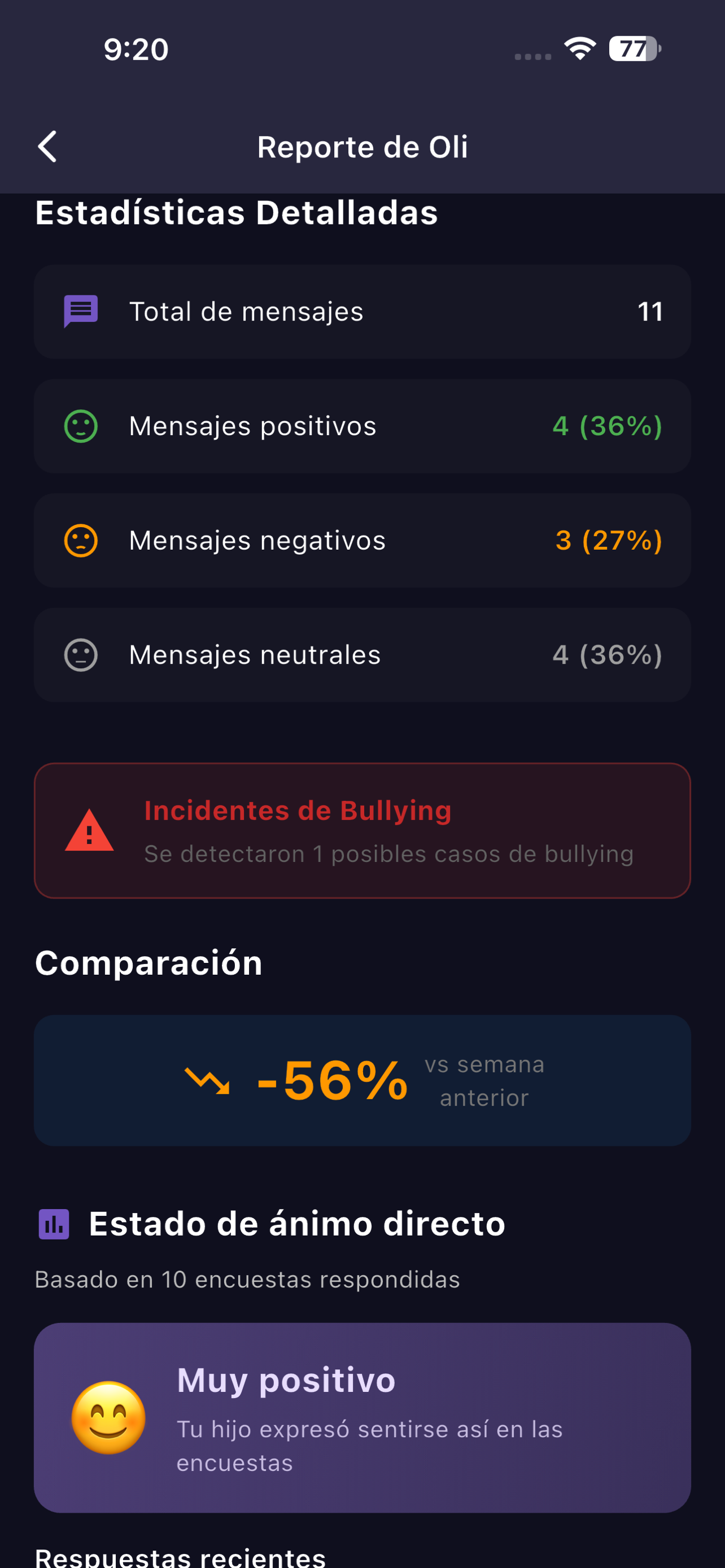 Tália app screenshot 2