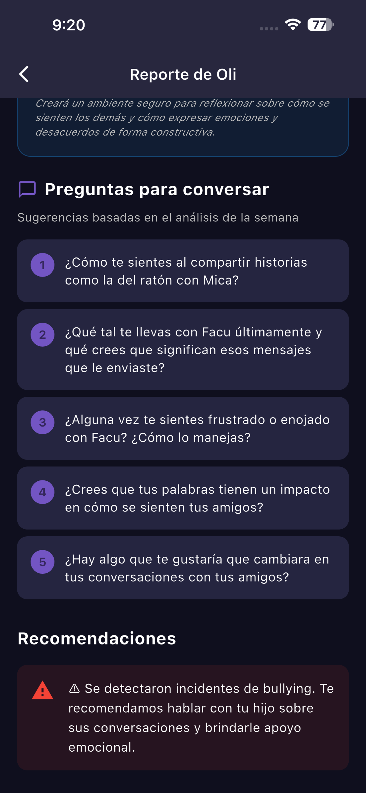 Tália app screenshot 4